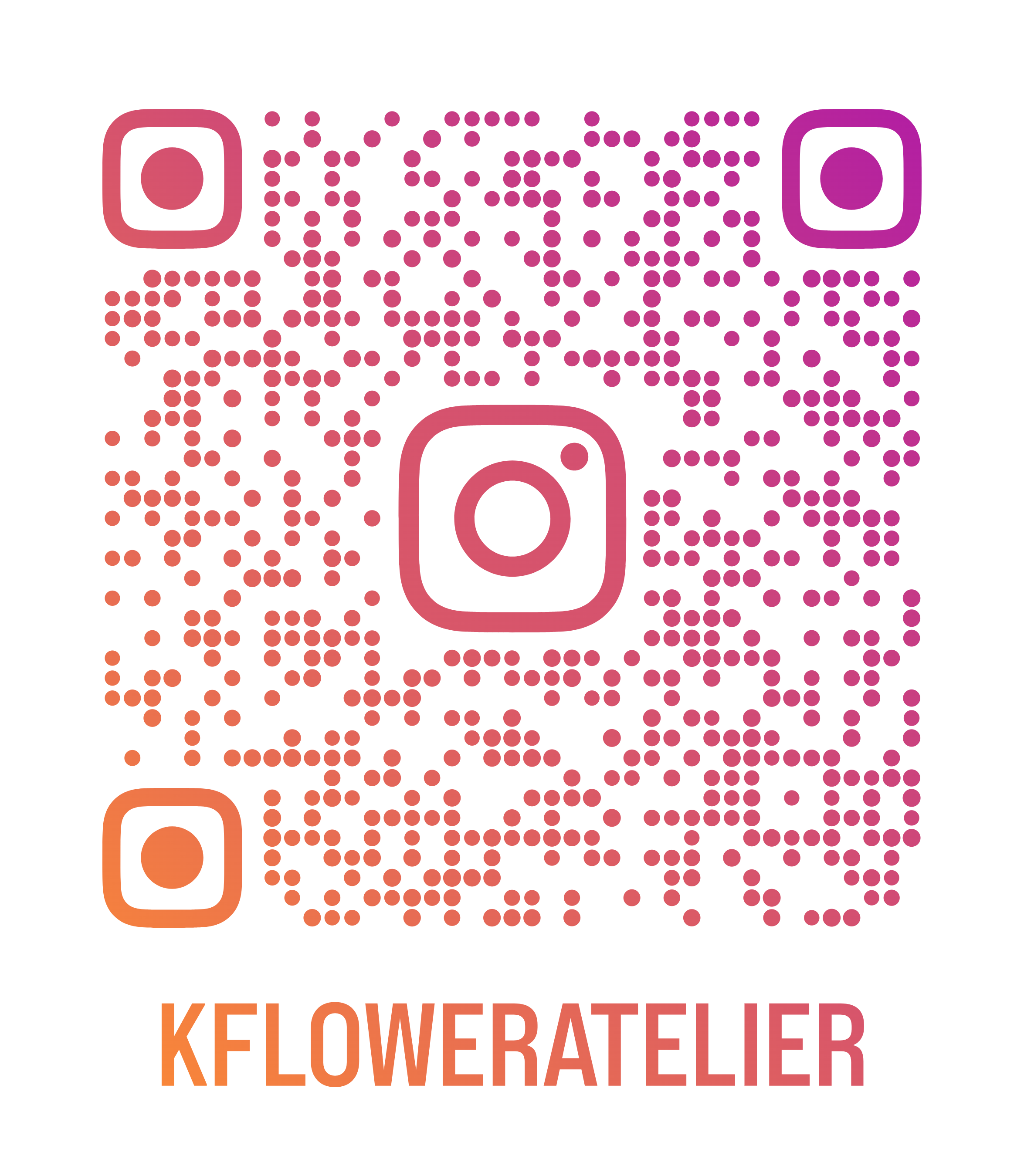 Instagram QR code for K Flower Atelier